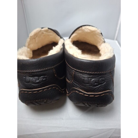 UGG Men\'s Ascot Leather Slipper Brown Size 14 main image 5